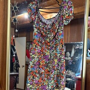 SHEIN Multicolor Floral Mini Dress